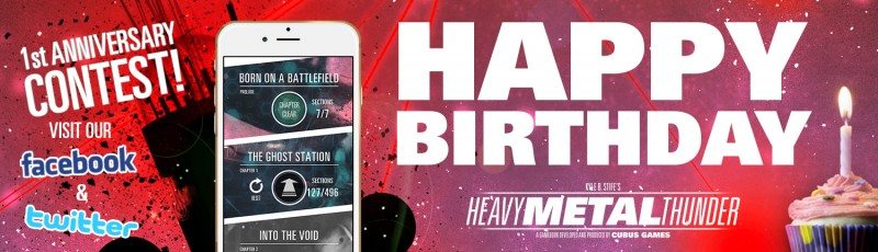 Heavy Metal Thunder Sci-Fi Gamebook Celebrates 1st Anniversary