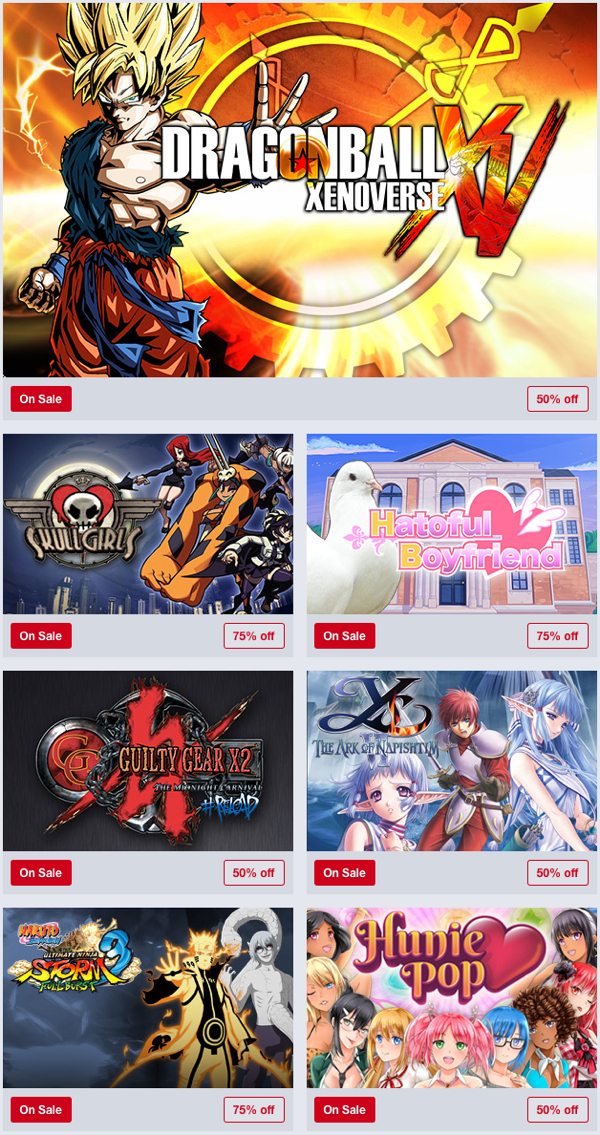 Humble Store Anime Weekend Sale is Live