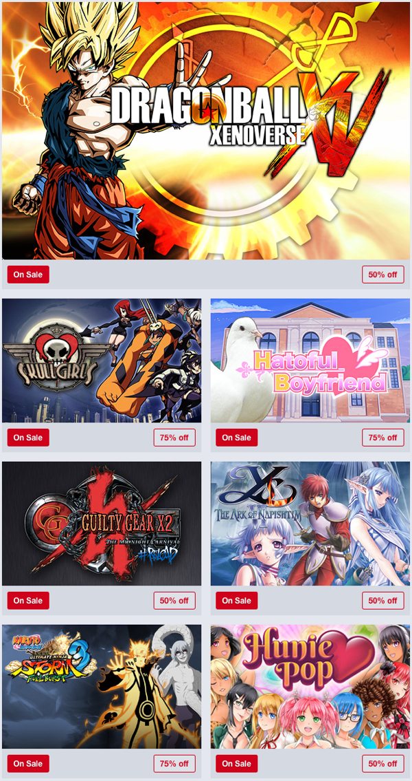 Humble Store Anime Weekend Sale is Live