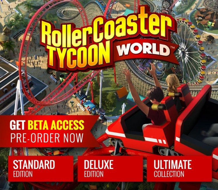 Atari's RollerCoaster Tycoon World Pre-orders Get Beta Access