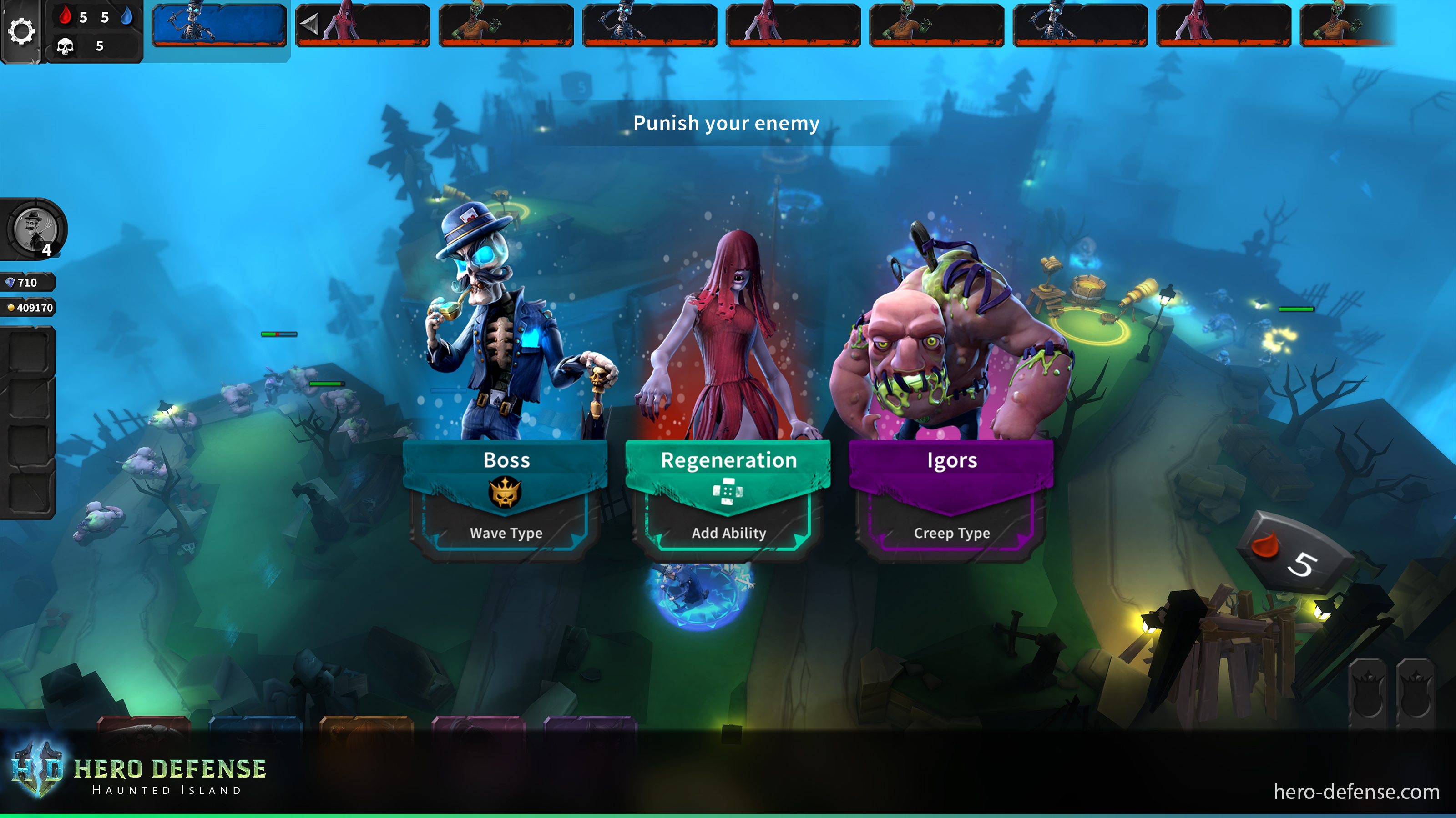 Hero Defense - Haunted Island Multiplayer Update Now Available