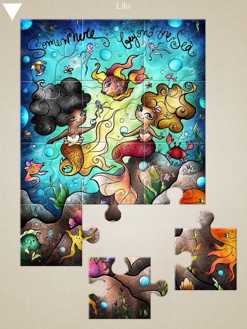 Mandie Manzano Jigsaw Puzzle Art Has Launched Exclusively on iOS