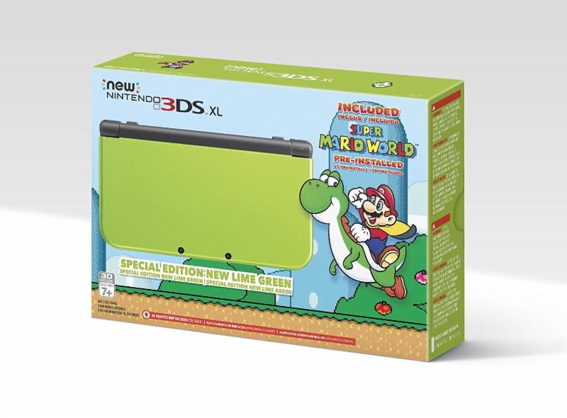 Lime-Green New Nintendo 3DS XL System with Super Mario World Pre-Installed Announced by Amazon