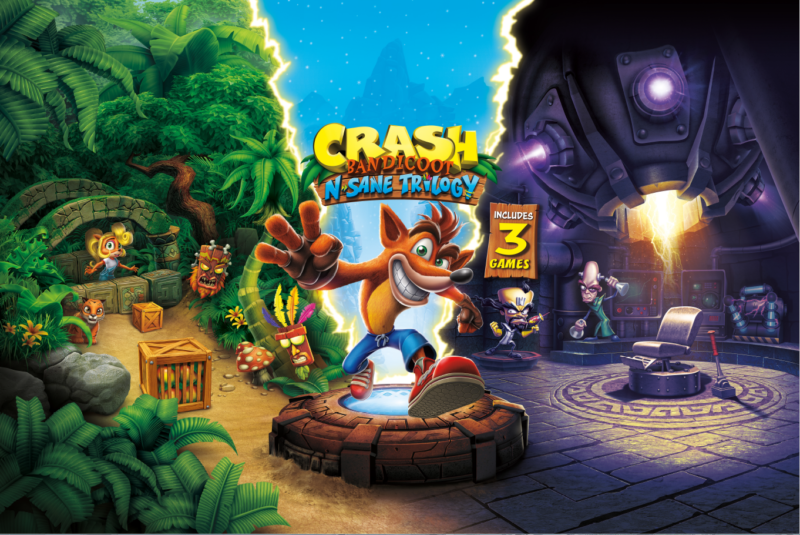 Crash Bandicoot N. Sane Trilogy Key Art Revealed