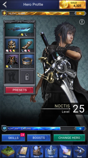 FINAL FANTASY XV: A NEW EMPIRE Mobile Game Released Today