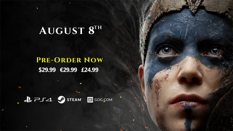Hellblade Release Date and Pre-Order Announced by Ninja Theory