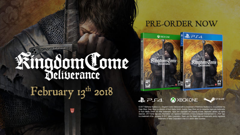 Kingdom Come: Deliverance Release Date Announced by Warhorse Studios, E3 Trailer