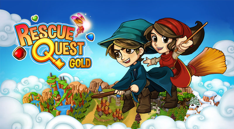 RESCUE QUEST GOLD Match-3 Game Now Available for PC and Mac on Steam