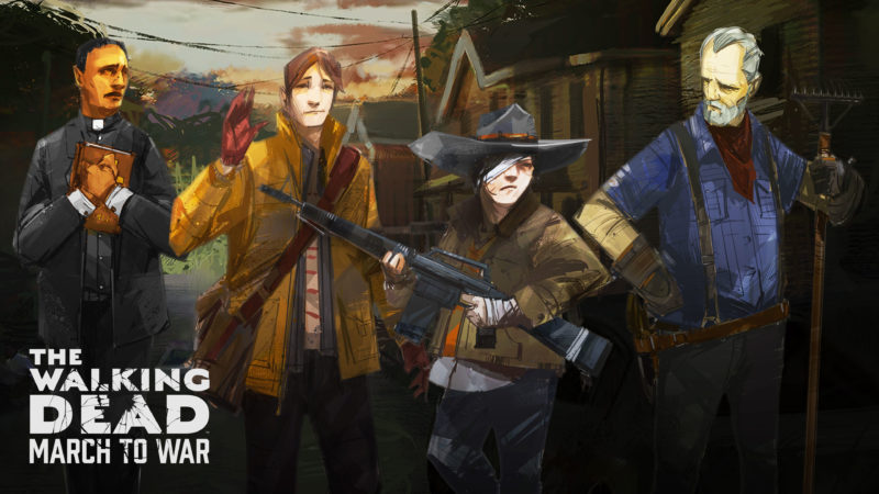 The Walking Dead: March to War Story Details and New Art Revealed