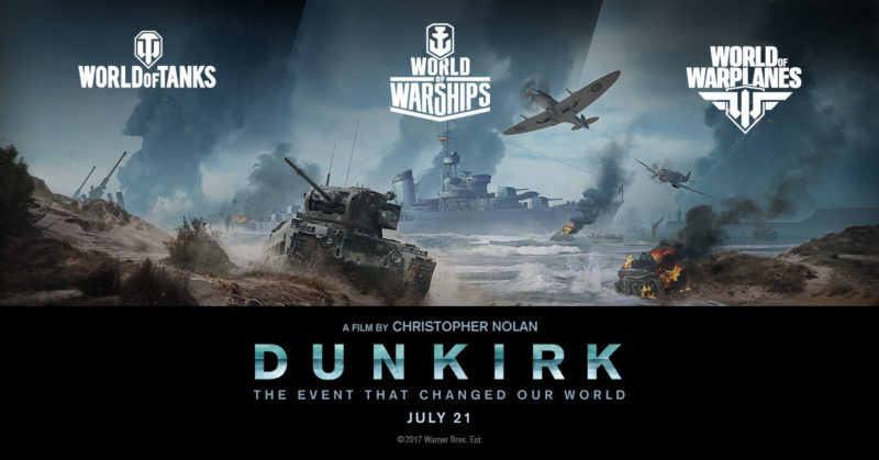 Players Will Remember Dunkirk with Wargaming's Suite of WWII Action Video Games 