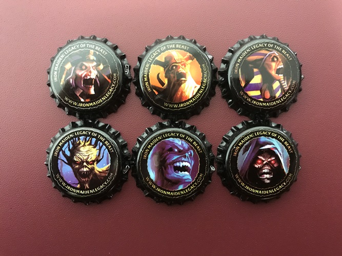 Iron Maiden Legacy of the Beast Trooper Bottle Caps Gaming Cypher