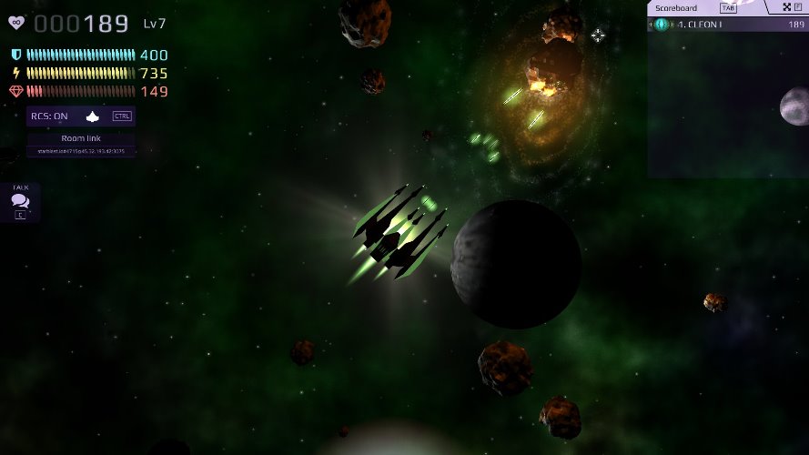 STARBLAST Multiplayer Online Arcade Shmup Heading to Steam