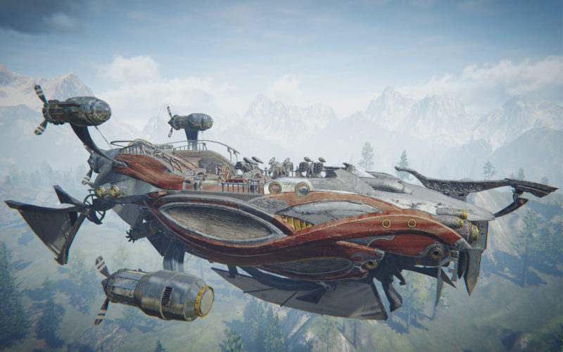 Bluehole Details ASCENT: INFINITE REALM Airships and Weapons