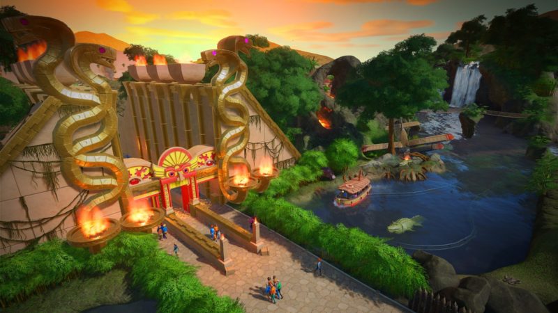 Planet Coaster RIP-ROARING Adventure Pack Now Out