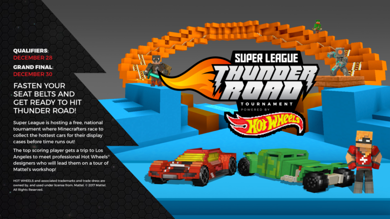 Super League Announces Thunder Road Online Tournament Presented by Hot Wheels