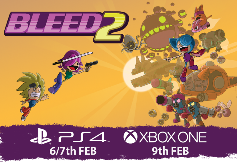 BLEED 2 Heading to Xbox One and PlayStation 4 Next Week