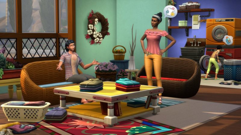 THE SIMS 4 Laundry Day Stuff Launched – The First-Ever Stuff Pack Created with Fan Collaboration