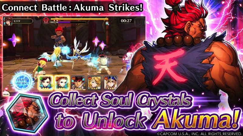 Valkyrie Connect Fantasy RPG Collabs with Street Fighter Series