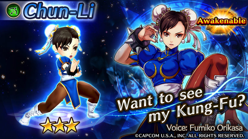 Valkyrie Connect Fantasy RPG Collabs with Street Fighter Series