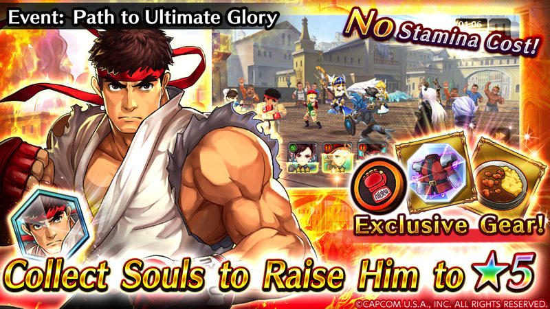 Valkyrie Connect Fantasy RPG Collabs with Street Fighter Series