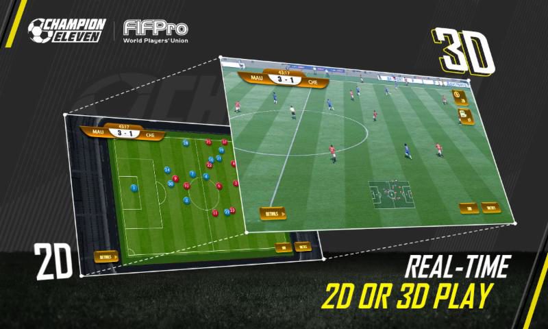 CHAMPION ELEVEN FIFPro-Authorized Mobile Game Announced by MeoGames