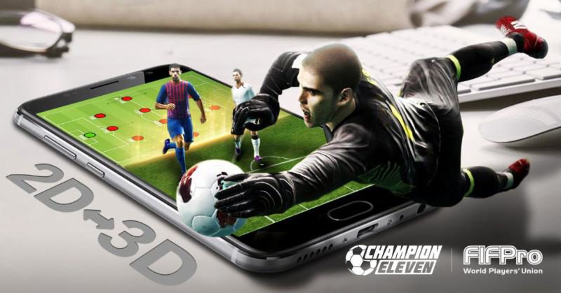 CHAMPION ELEVEN FIFPro-Authorized Mobile Game Announced by MeoGames