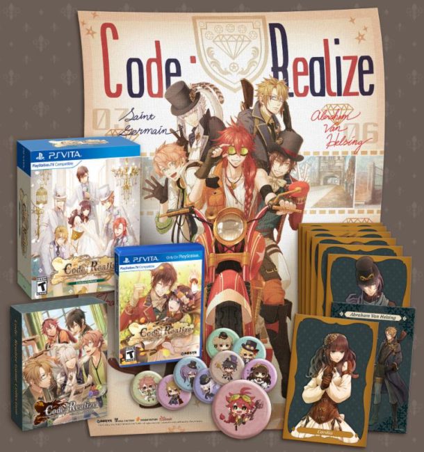 Code: Realize Limited Editions for PS4 and Vita Announced for North America