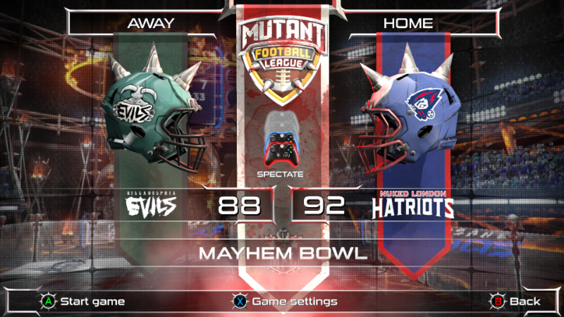 Mutant Football League Simulates The Superbowl