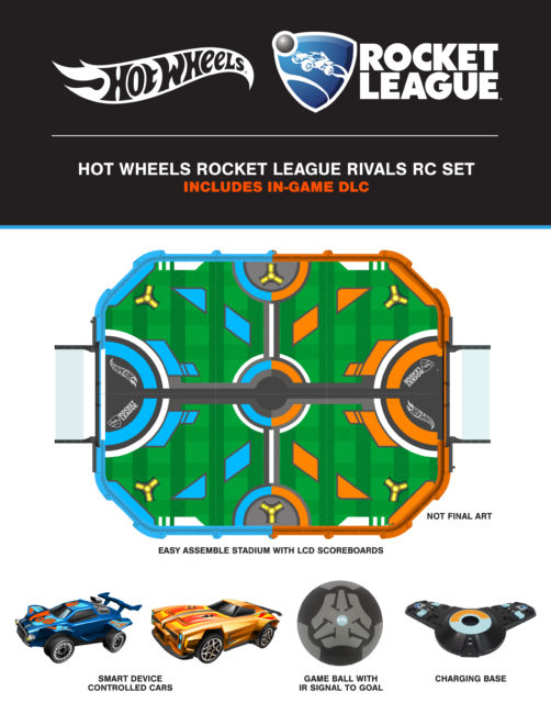 New ROCKET LEAGUE RC Toy Set Announced by PSYONIX and HOT WHEELS