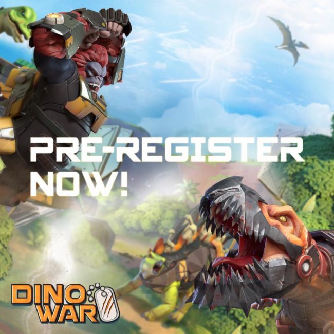 DINO WAR Pre-Registration Now Live