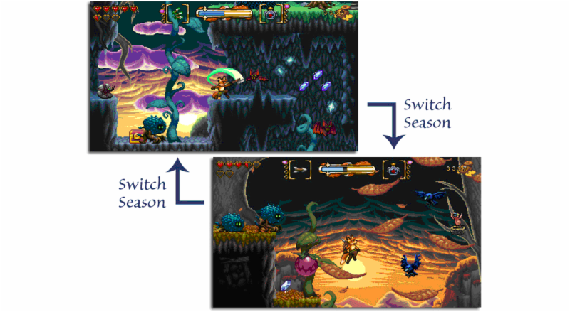 FOX n FORESTS Retro Action Platformer Reveals Level Design Details and New Gameplay Video