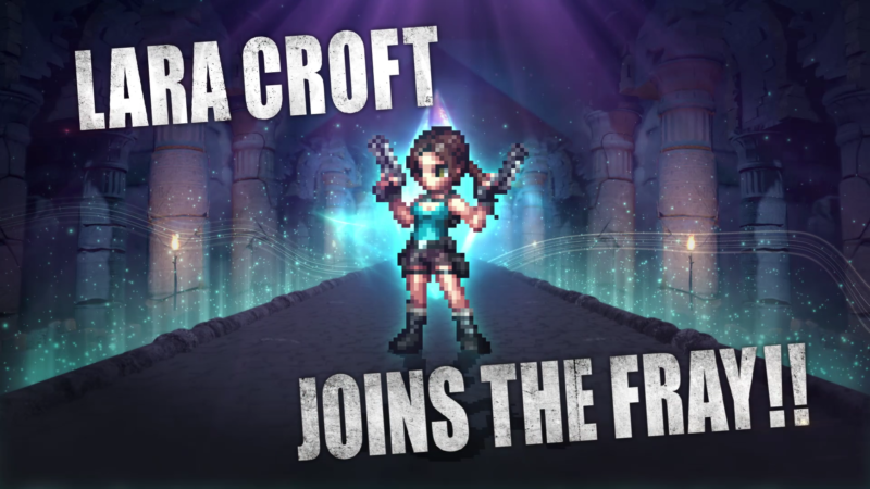 FINAL FANTASY BRAVE EXVIUS Welcomes LARA CROFT