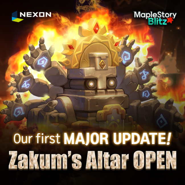 MapleStory Blitz Welcomes First Major Story Update with ZAKUM'S ALTAR