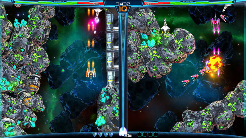 DIMENSION DRIVE Intense Split-Screen Shoot’em Up Launching Digitally on PS4 in Asia July 26 