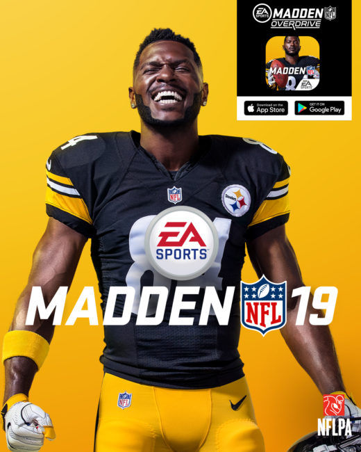 EA Sports Madden NFL 19 Names ANTONIO BROWN as Cover Athlete, Worldwide Launch August 10