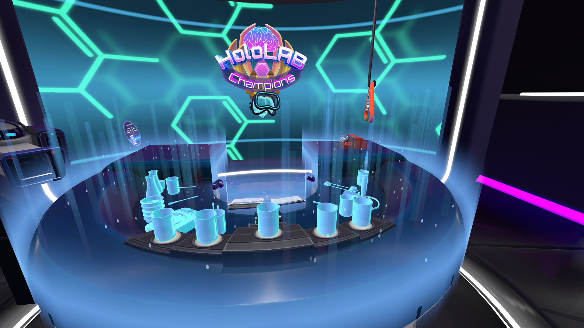 HoloLAB Champions Virtual Reality Chemistry Lab Game Launches on Steam