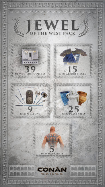 CONAN EXILES Releases New Jewel of the West DLC