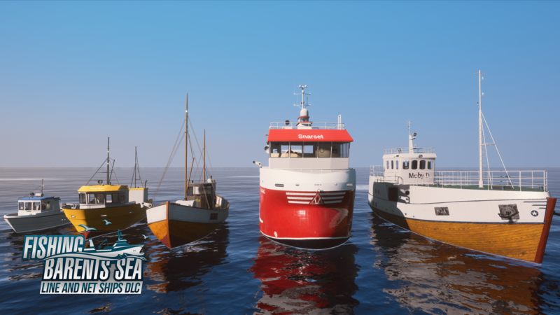 Fishing: Barents Sea Introduces Five New Ships with Line and Net Ships DLC
