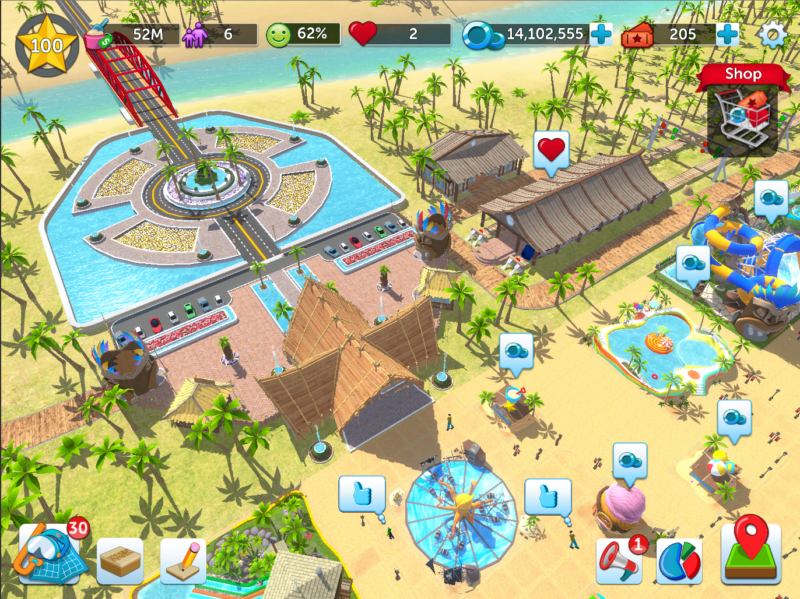 Atari's RollerCoaster Tycoon Touch New Thrilling Water Park Expansion Now Live