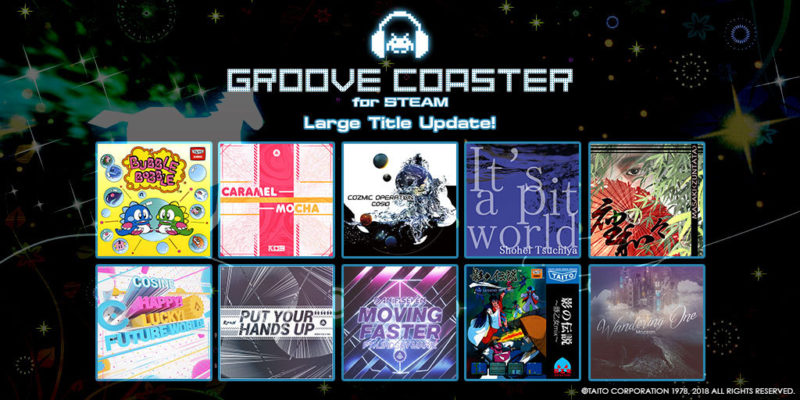 GROOVE COASTER Major Update 1.2.0 and Score Contest Coming Sept. 11