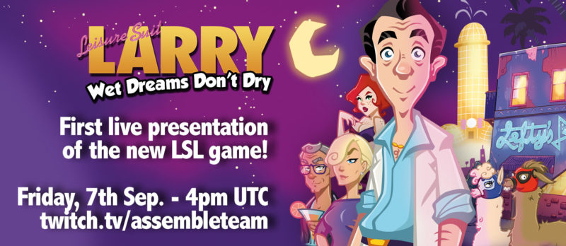Leisure Suit Larry – Wet Dreams Don’t Dry Releases First Gameplay Video, Live Stream Announced