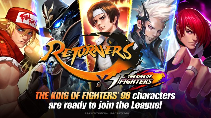 RETURNERS Hit Mobile Management RPG Teams Up with SNK