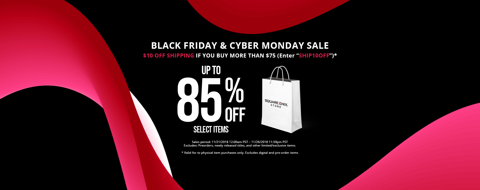 SQUARE ENIX Announces 2018 BLACK FRIDAY and CYBER MONDAY Deals - Gaming ...