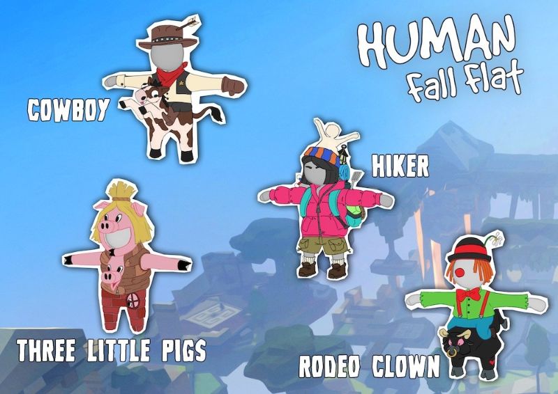 HUMAN: FALL FLAT Celebrates Milestone of 5 Million Units Sold