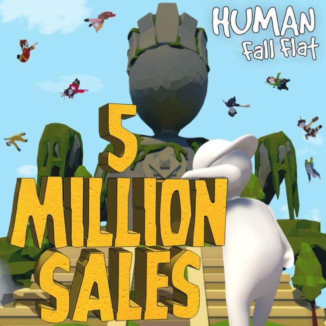 HUMAN: FALL FLAT Celebrates Milestone of 5 Million Units Sold
