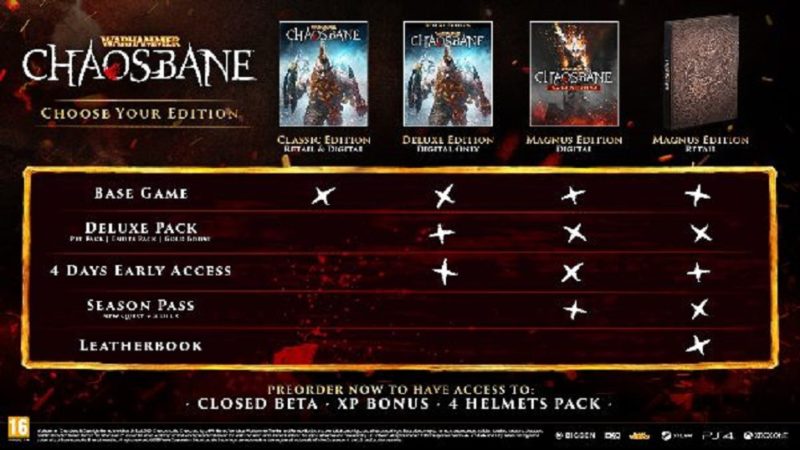 WARHAMMER: CHAOSBANE Release Date, Beta, and Pre-Orders Announced