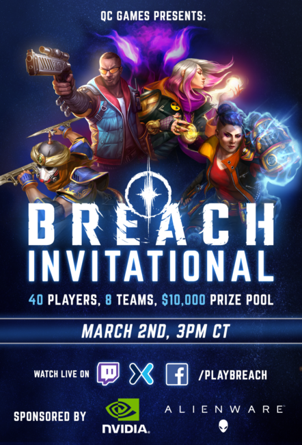 BREACH Announces First Livestreaming Invitational on March 2