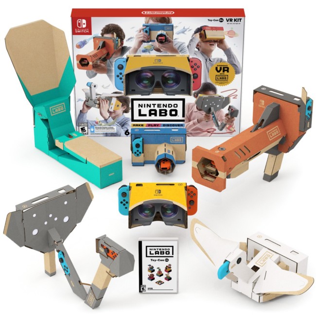 New Nintendo Labo VR Kit Lets You Experience Family-Friendly VR with Hippos, Aliens, Photography, and More