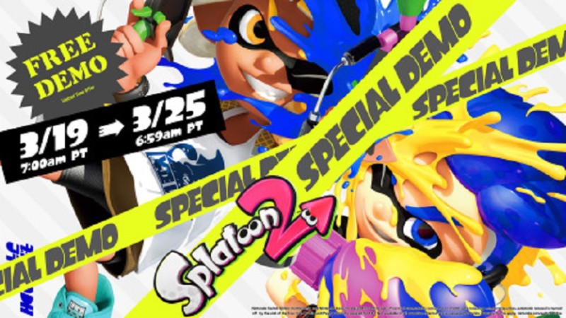 Nintendo's Splatoon 2 Special Demo Comes with Free Online Trial, 20% off Full Game