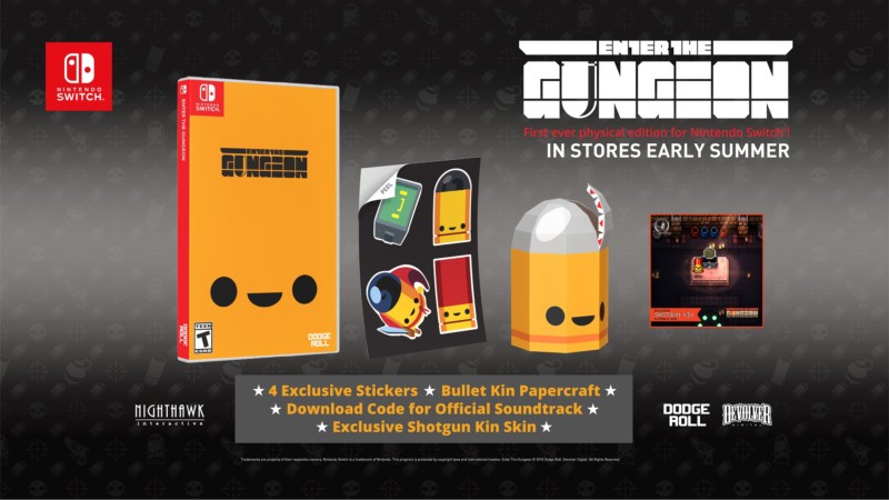ENTER THE GUNGEON Bullet Hell Dungeon Crawler Headed to N. American Nintendo Switch